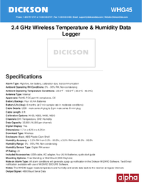 Thumbnail of document WHG45 Data Sheet 6636